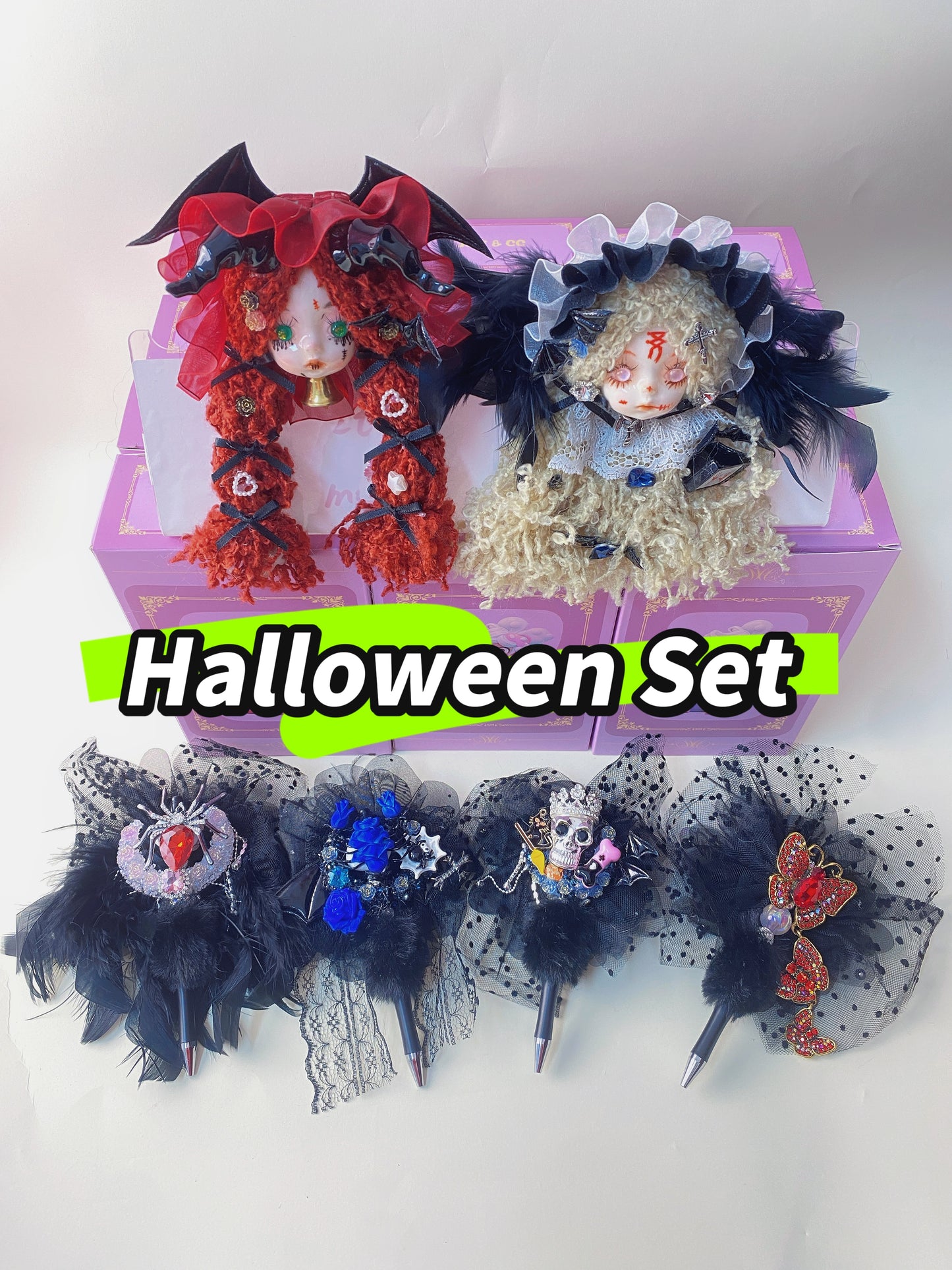 08-Halloween Pen Boxes(PS:All handmade, default slight flaw!)